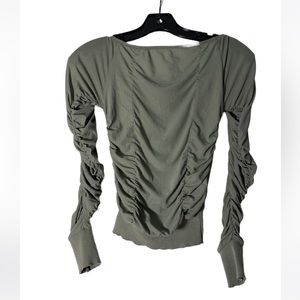 🐢Green Sheer Y2K Top🐢